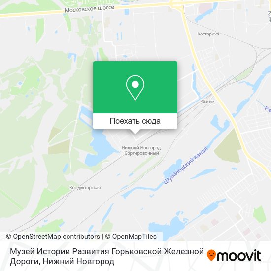 Карта Музей Истории Развития Горьковской Железной Дороги