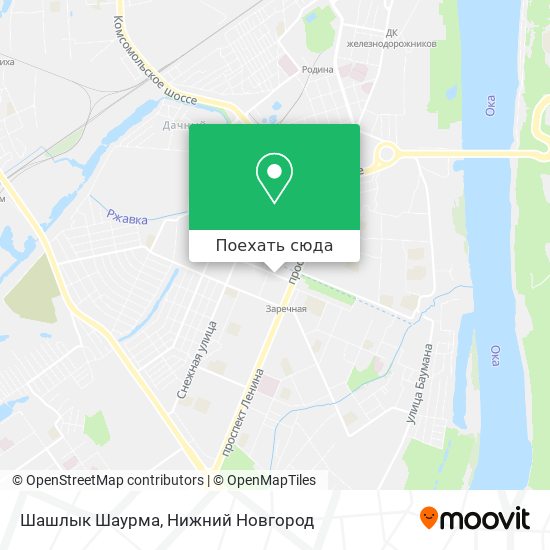 Карта Шашлык Шаурма