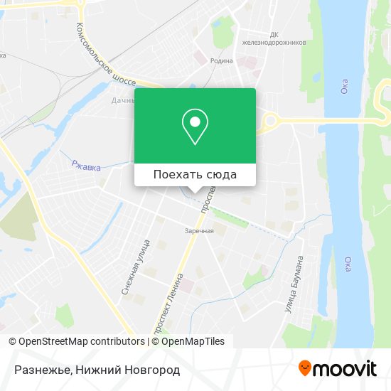 Карта Разнежье