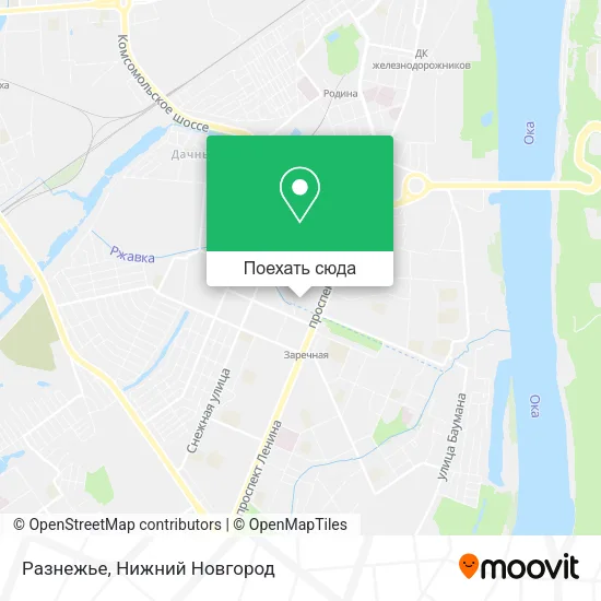 Карта Разнежье