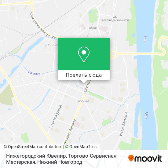 Карта Нижегородский Ювелир, Торгово-Сервисная Мастерская