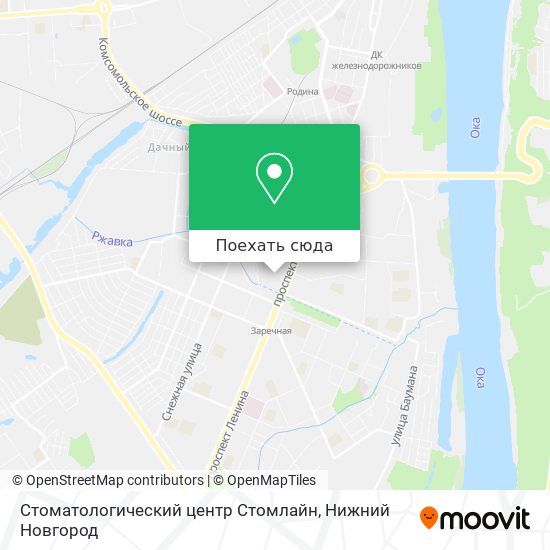 Карта Стоматологический центр Стомлайн