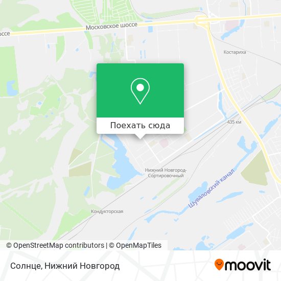 Карта Солнце