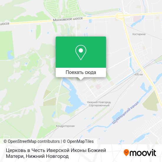 Карта Церковь в Честь Иверской Иконы Божией Матери