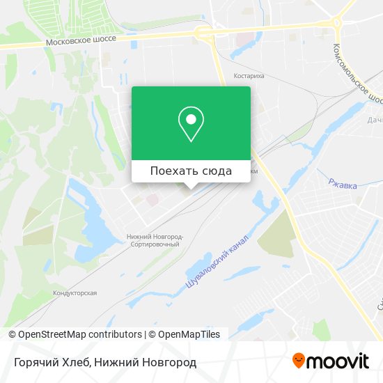 Карта Горячий Хлеб
