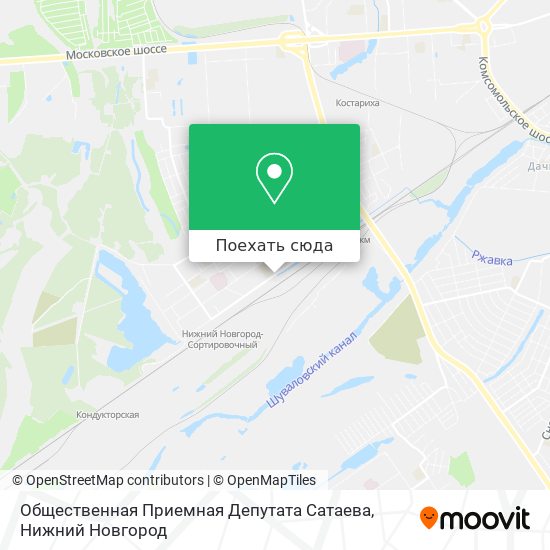 Карта Общественная Приемная Депутата Сатаева