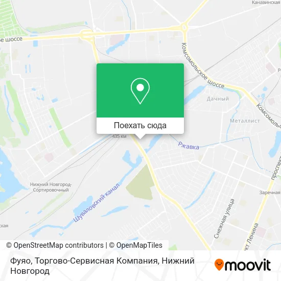 Карта Фуяо, Торгово-Сервисная Компания