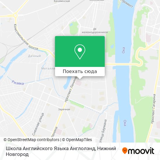 Карта Школа Английского Языка Англолэнд