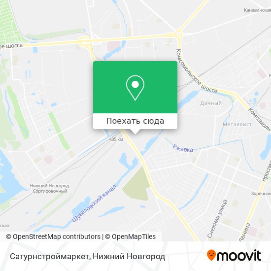 Карта Сатурнстроймаркет