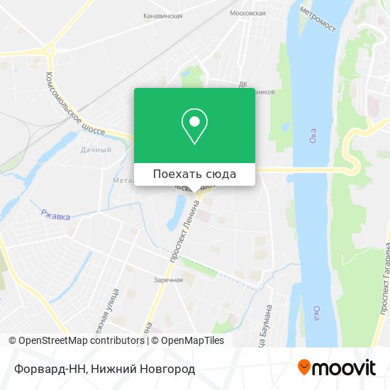 Карта Форвард-НН