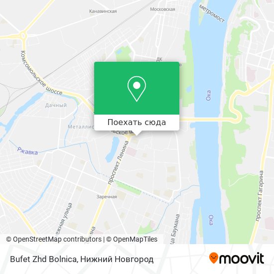 Карта Bufet Zhd Bolnica