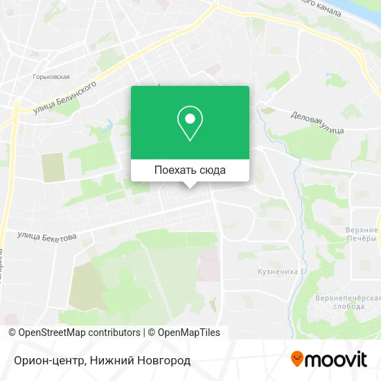 Карта Орион-центр