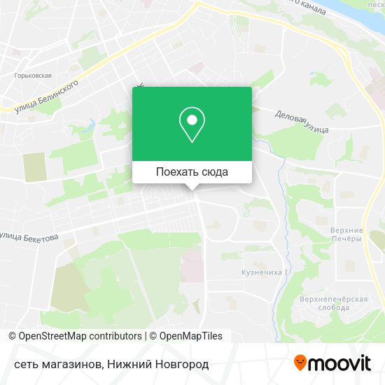 Карта сеть магазинов