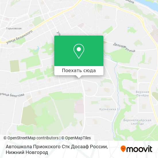 Карта Автошкола Приокского Стк Досааф России