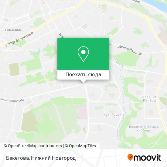 Карта Бекетова