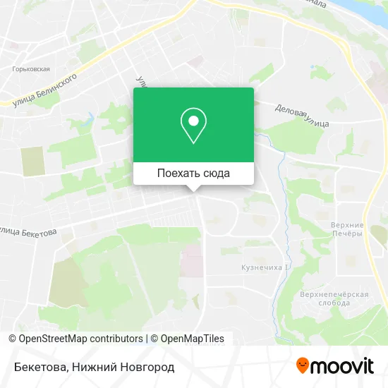 Карта Бекетова