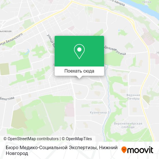 Карта Бюро Медико-Социальной Экспертизы