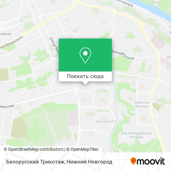 Карта Белорусский Трикотаж