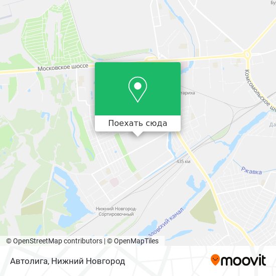 Карта Автолига