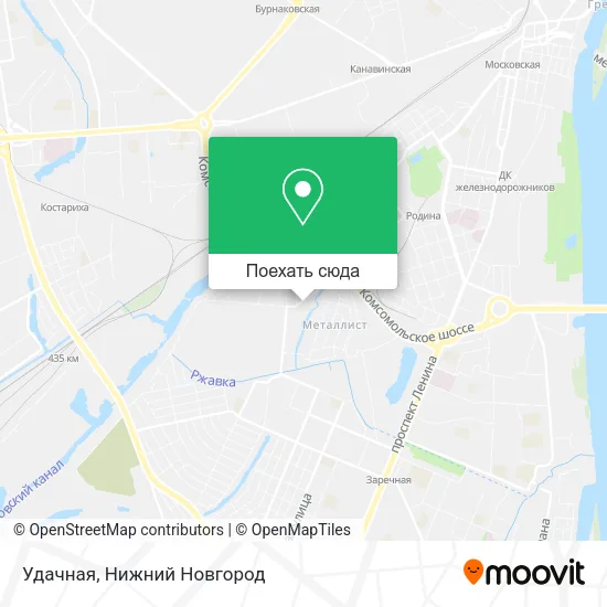 Карта Удачная
