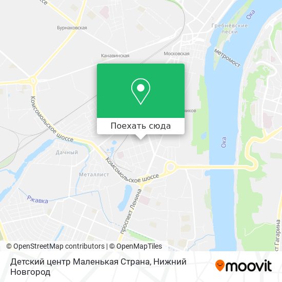 Карта Детский центр Маленькая Страна