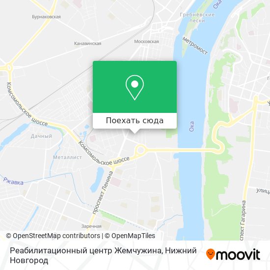 Карта Реабилитационный центр Жемчужина