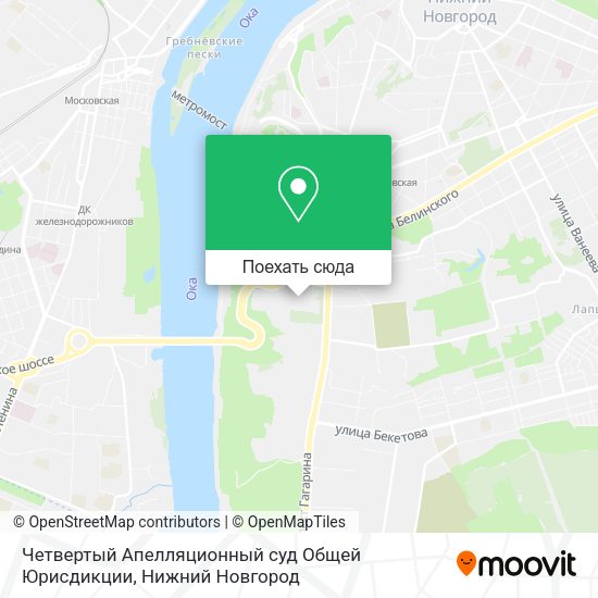 Карта Четвертый Апелляционный суд Общей Юрисдикции
