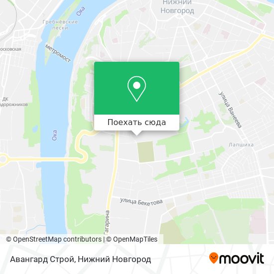 Карта Авангард Строй