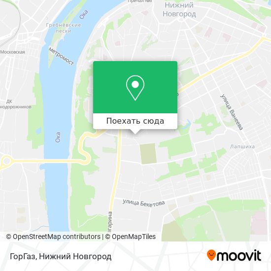 Карта ГорГаз