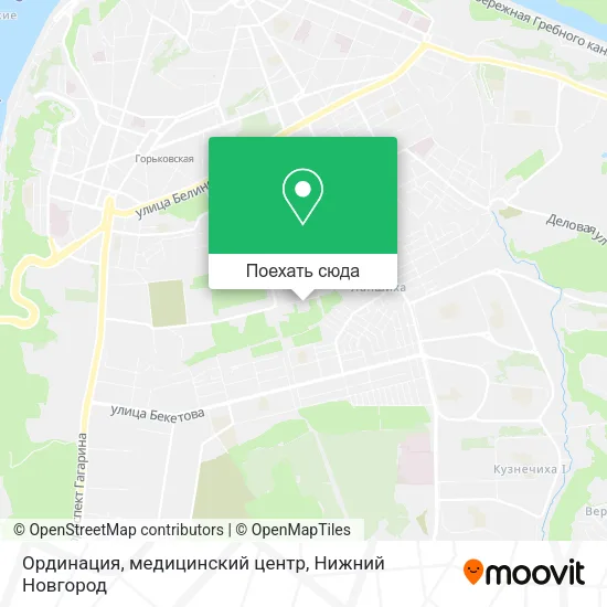 Карта Ординация, медицинский центр