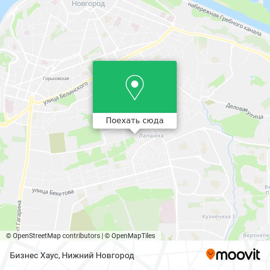 Карта Бизнес Хаус