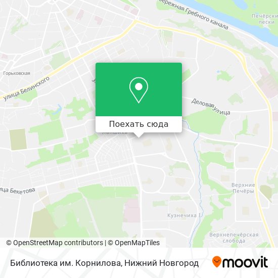 Карта Библиотека им. Корнилова