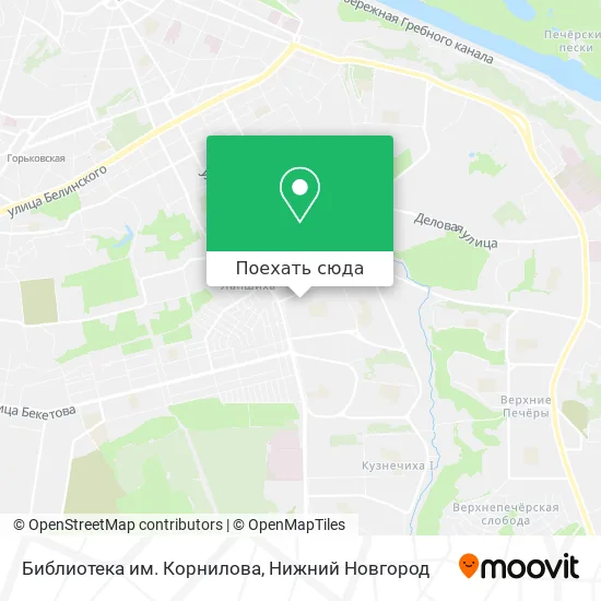 Карта Библиотека им. Корнилова
