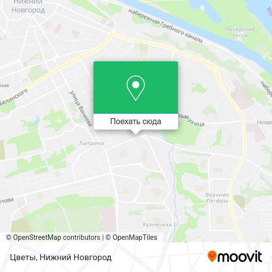 Карта Цветы
