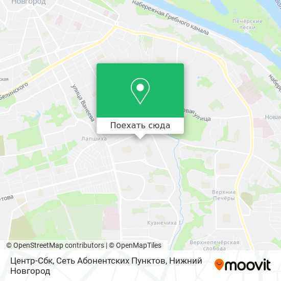 Карта Центр-Сбк, Сеть Абонентских Пунктов