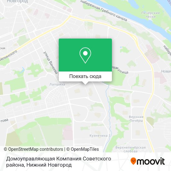 Карта Домоуправляющая Компания Советского района