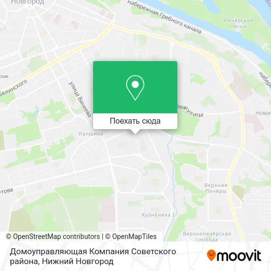 Карта Домоуправляющая Компания Советского района