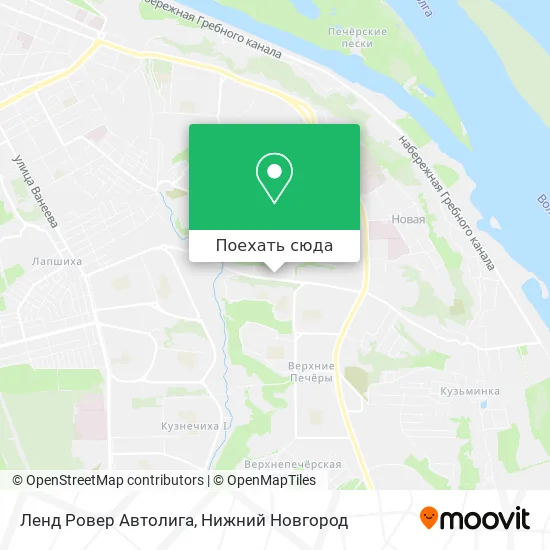 Карта Ленд Ровер Автолига