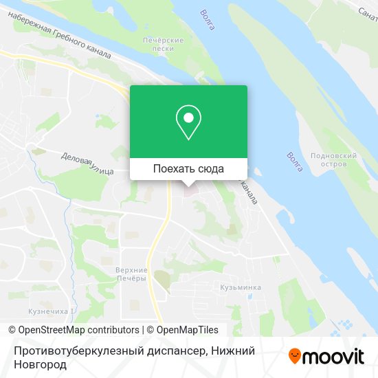 Карта Противотуберкулезный диспансер