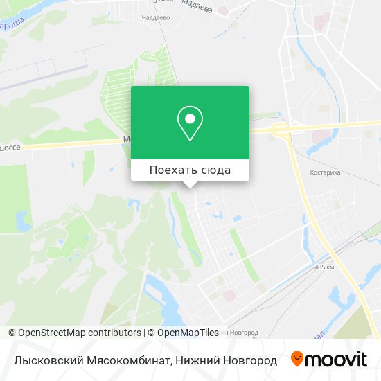 Карта Лысковский Мясокомбинат