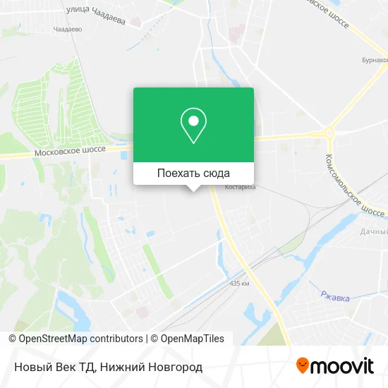 Карта Новый Век ТД