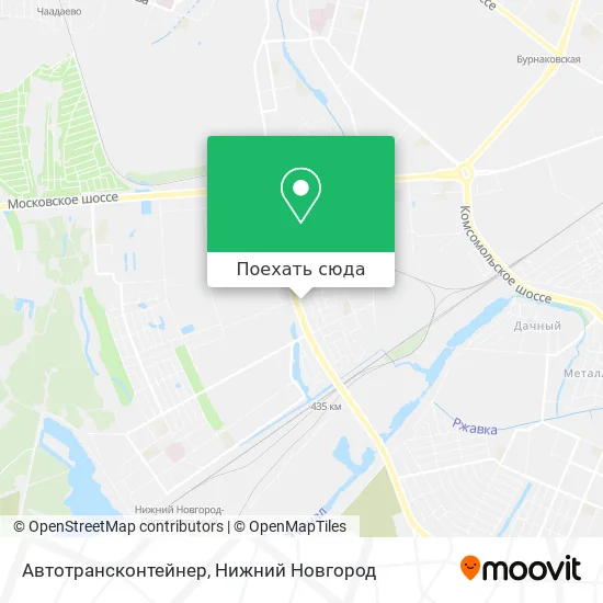Карта Автотрансконтейнер