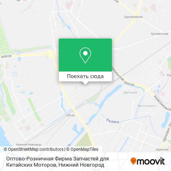 Карта Оптово-Розничная Фирма Запчастей для Китайских Моторов