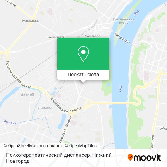 Карта Психотерапевтический диспансер