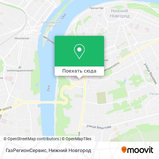 Карта ГазРегионСервис