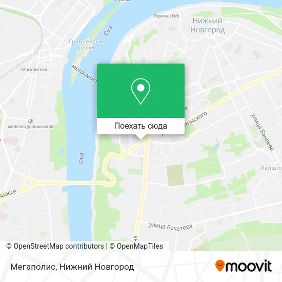 Карта Мегаполис