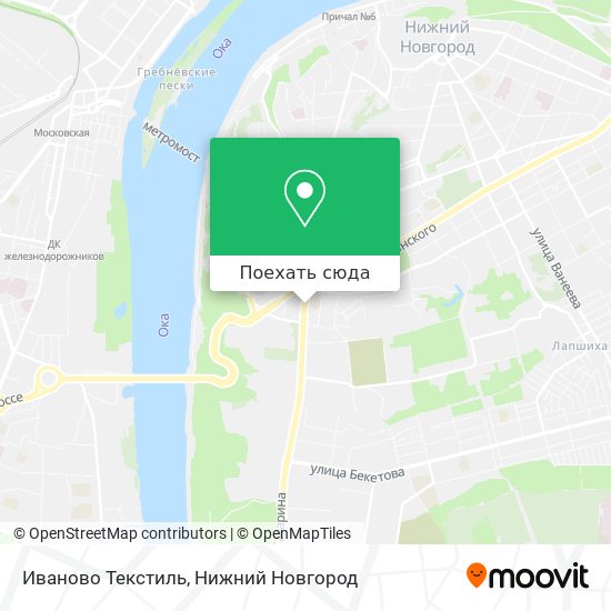 Карта Иваново Текстиль