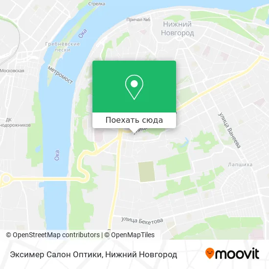 Карта Эксимер Салон Оптики