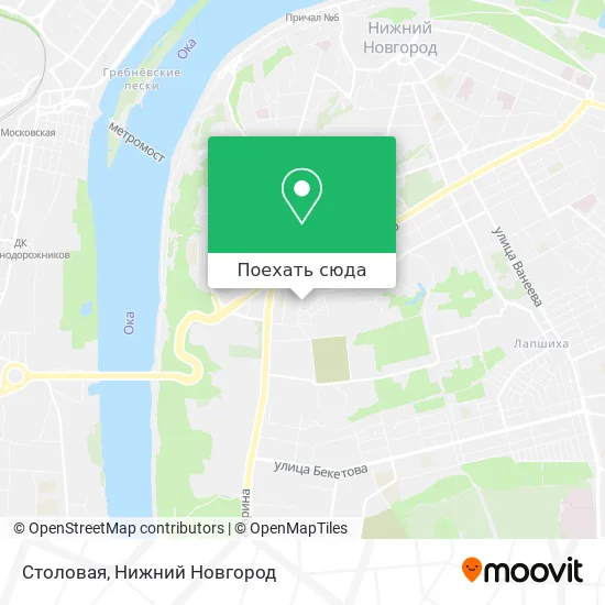 Карта Столовая
