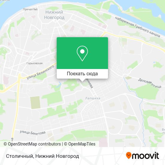 Карта Столичный